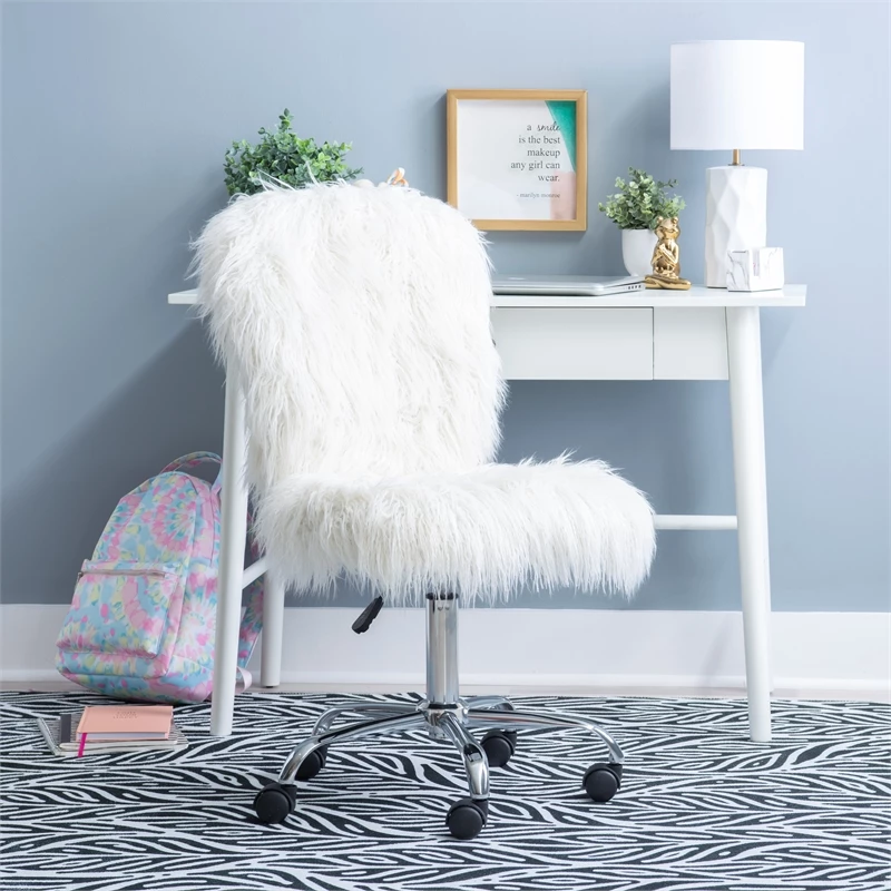 Best reviews of ๐ UrbanPro Faux Fur Upholstered Armless Office Task Chair In Cream White ๐งจ 13 Best reviews of ๐ UrbanPro Faux Fur Upholstered Armless Office Task Chair In Cream White ๐งจ - Image 11