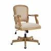 Coupon ๐ UrbanPro Farmhouse Wood Upholstered Office Chair In Natural Brown ๐ 2 Coupon ๐ UrbanPro Farmhouse Wood Upholstered Office Chair In Natural Brown ๐ -Deals Writing Desks Store 2516928 4 L