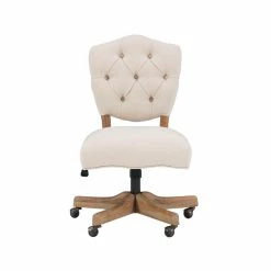 Top 10 🛒 UrbanPro Wood Upholstered Swivel Office Chair In Beige 😍 18 Top 10 🛒 UrbanPro Wood Upholstered Swivel Office Chair In Beige 😍 -Deals Writing Desks Store 2516931 14 L