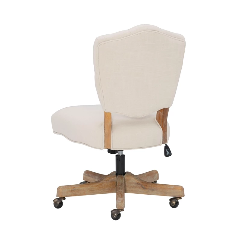 Top 10 🛒 UrbanPro Wood Upholstered Swivel Office Chair In Beige 😍 7 Top 10 🛒 UrbanPro Wood Upholstered Swivel Office Chair In Beige 😍 - Image 5