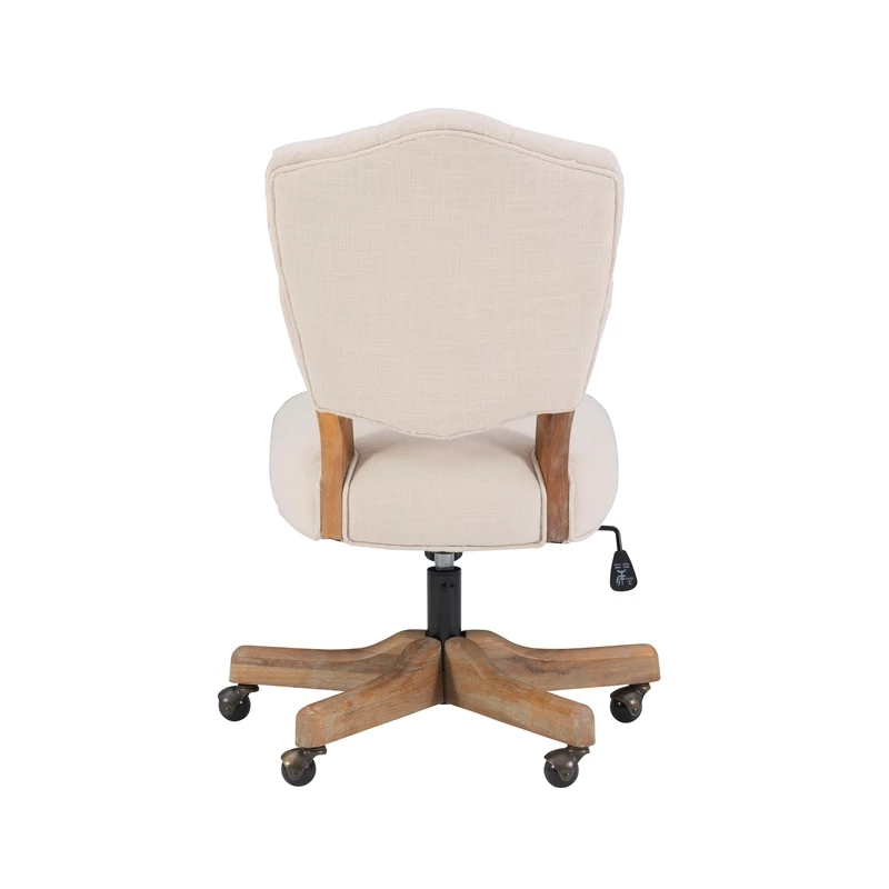 Top 10 🛒 UrbanPro Wood Upholstered Swivel Office Chair In Beige 😍 8 Top 10 🛒 UrbanPro Wood Upholstered Swivel Office Chair In Beige 😍 - Image 6