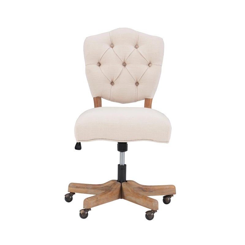 Top 10 🛒 UrbanPro Wood Upholstered Swivel Office Chair In Beige 😍 10 Top 10 🛒 UrbanPro Wood Upholstered Swivel Office Chair In Beige 😍 - Image 8