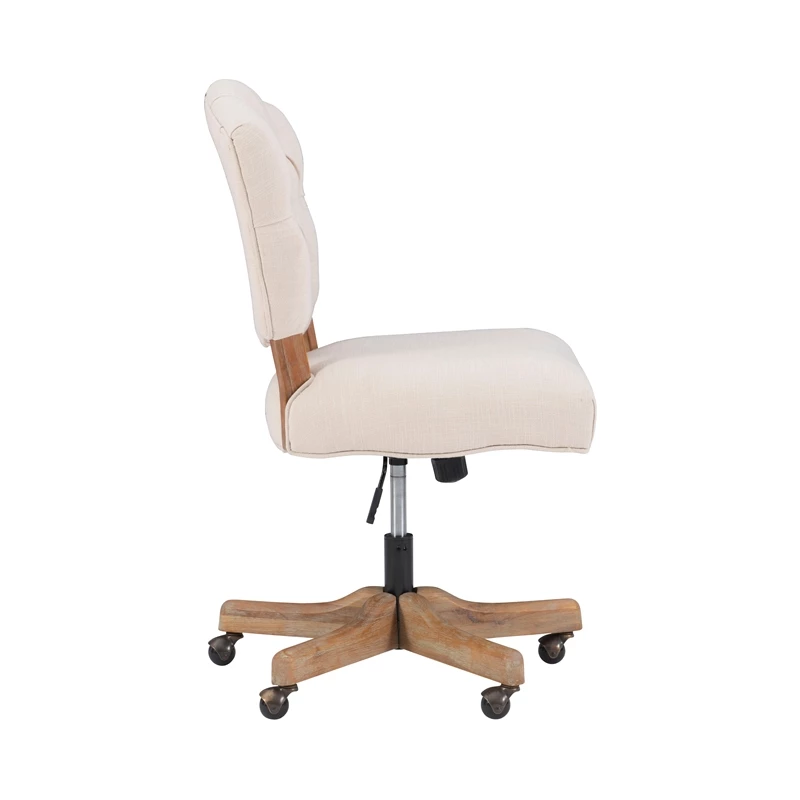 Top 10 🛒 UrbanPro Wood Upholstered Swivel Office Chair In Beige 😍 11 Top 10 🛒 UrbanPro Wood Upholstered Swivel Office Chair In Beige 😍 - Image 9