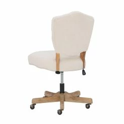 Top 10 🛒 UrbanPro Wood Upholstered Swivel Office Chair In Beige 😍 25 Top 10 🛒 UrbanPro Wood Upholstered Swivel Office Chair In Beige 😍 -Deals Writing Desks Store 2516931 21 L