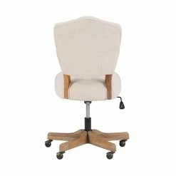 Top 10 🛒 UrbanPro Wood Upholstered Swivel Office Chair In Beige 😍 26 Top 10 🛒 UrbanPro Wood Upholstered Swivel Office Chair In Beige 😍 -Deals Writing Desks Store 2516931 22 L