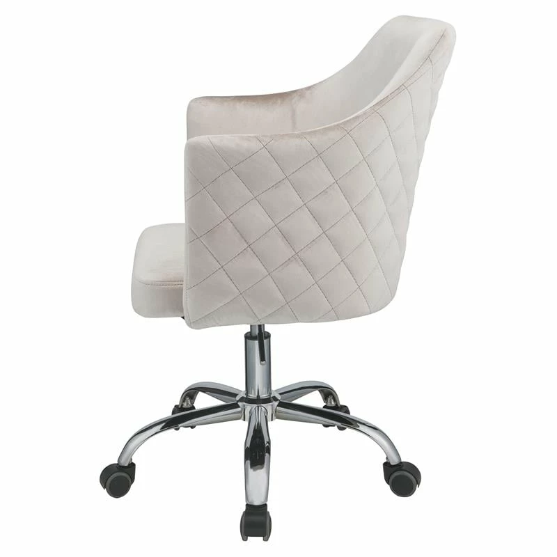 Cheap ✔️ UrbanPro Contemporary Office Chair In Champagne Velvet ⭐ 5 Cheap ✔️ UrbanPro Contemporary Office Chair In Champagne Velvet ⭐ - Image 3