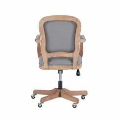 Flash Sale 👏 UrbanPro Farmhouse Wood Upholstered Office Chair Light Gray ⌛ -Deals Writing Desks Store 2516936 13 L