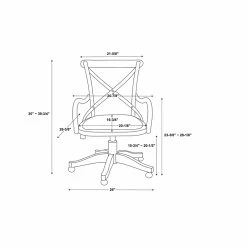 Coupon 😍 UrbanPro Transitional Wood Office Chair In Brown ⭐ -Deals Writing Desks Store 2516942 1 L