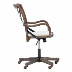 Coupon 😍 UrbanPro Transitional Wood Office Chair In Brown ⭐ -Deals Writing Desks Store 2516942 11 L