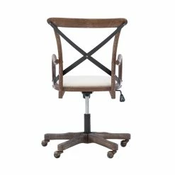 Coupon 😍 UrbanPro Transitional Wood Office Chair In Brown ⭐ -Deals Writing Desks Store 2516942 13 L