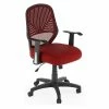 Best Sale 🔔 UrbanPro Modern Fabric Office Chair In Red Mesh 🌟 -Deals Writing Desks Store 2516943 L 1