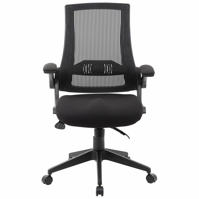 Flash Sale ✨ UrbanPro Mesh Swivel Flip Arm Office Chair In Black 🛒 4 Flash Sale ✨ UrbanPro Mesh Swivel Flip Arm Office Chair In Black 🛒 - Image 2