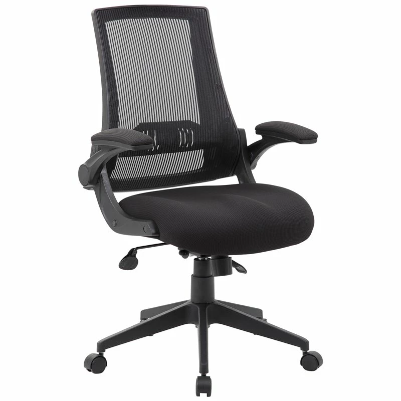 Flash Sale ✨ UrbanPro Mesh Swivel Flip Arm Office Chair In Black 🛒 3 Flash Sale ✨ UrbanPro Mesh Swivel Flip Arm Office Chair In Black 🛒