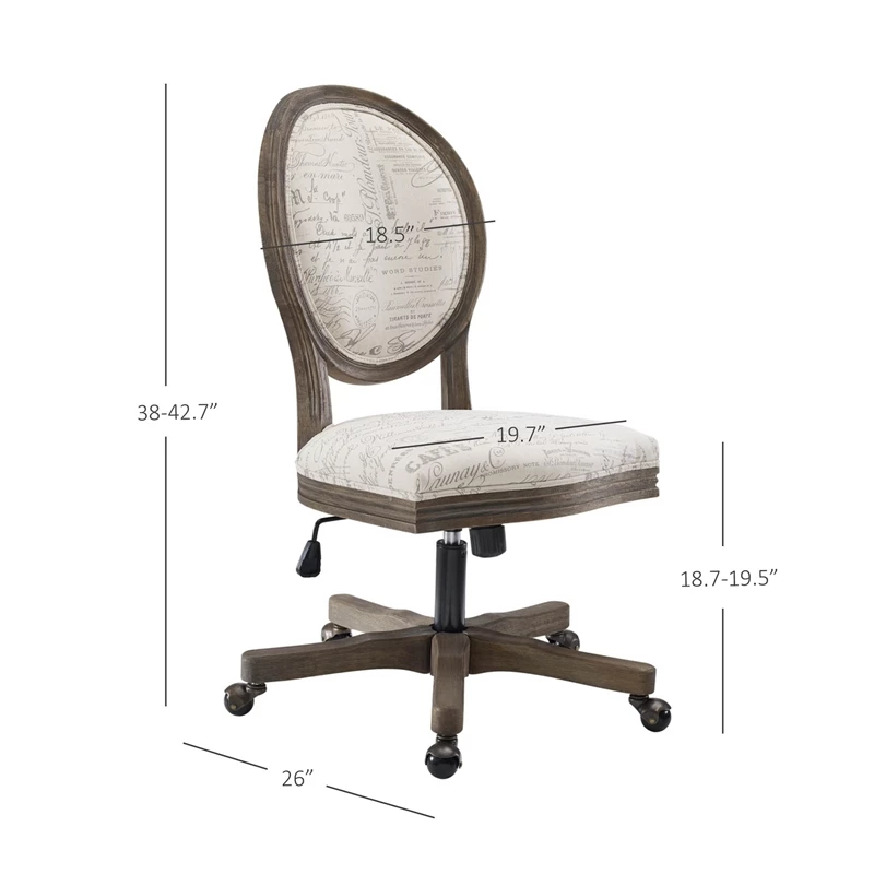 Buy 💯 UrbanPro Wood Upholstered Office Chair In Beige ⭐ 8 Buy 💯 UrbanPro Wood Upholstered Office Chair In Beige ⭐ - Image 6