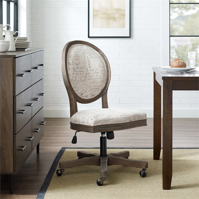 Buy 💯 UrbanPro Wood Upholstered Office Chair In Beige ⭐ 10 Buy 💯 UrbanPro Wood Upholstered Office Chair In Beige ⭐ - Image 8