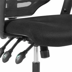 Hot Sale 🛒 UrbanPro Modern Mesh Adjustable Swivel Office Chair In Black 💯 -Deals Writing Desks Store 2516983 2 L
