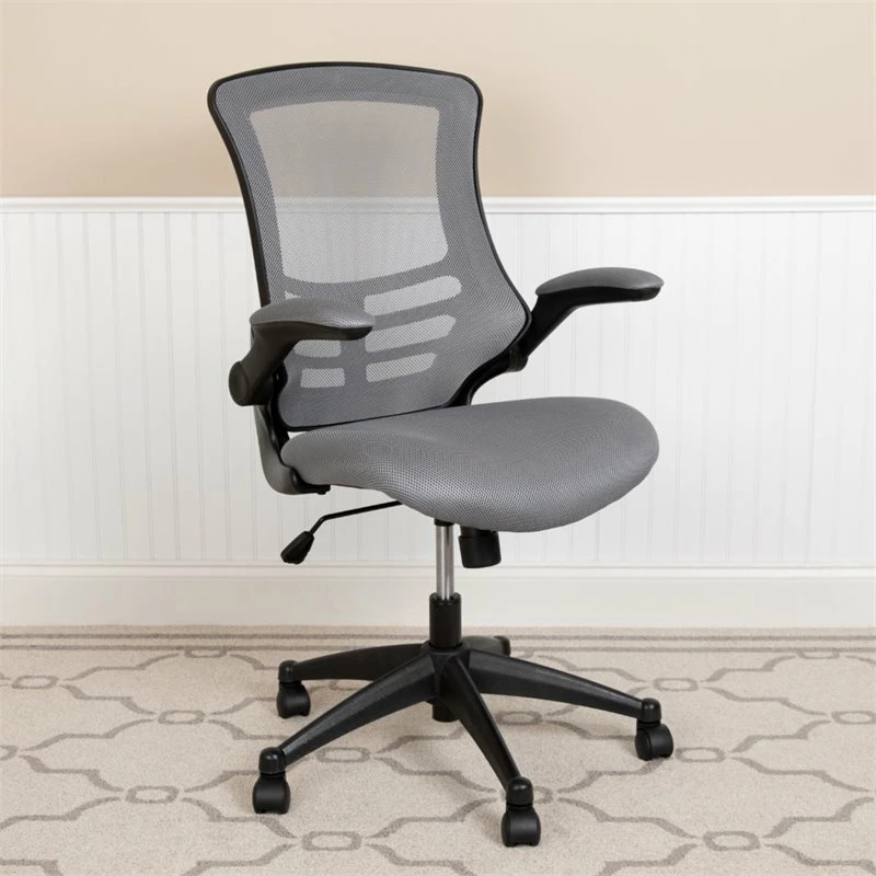 Promo ⌛ UrbanPro Contemporary Mid Back Mesh Office Swivel Chair In Dark Gray 🛒 4 Promo ⌛ UrbanPro Contemporary Mid Back Mesh Office Swivel Chair In Dark Gray 🛒 - Image 2