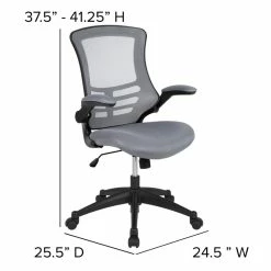 Promo ⌛ UrbanPro Contemporary Mid Back Mesh Office Swivel Chair In Dark Gray 🛒 25 Promo ⌛ UrbanPro Contemporary Mid Back Mesh Office Swivel Chair In Dark Gray 🛒 -Deals Writing Desks Store 2516995 20 L