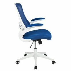 Cheapest ✔️ UrbanPro Contemporary Mid Back Mesh Office Swivel Chair In Blue And White ⌛ 8 Cheapest ✔️ UrbanPro Contemporary Mid Back Mesh Office Swivel Chair In Blue And White ⌛ -Deals Writing Desks Store 2516998 1 L
