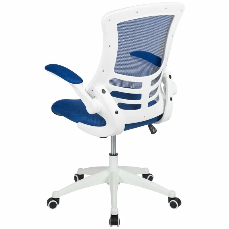 Cheapest ✔️ UrbanPro Contemporary Mid Back Mesh Office Swivel Chair In Blue And White ⌛ 5 Cheapest ✔️ UrbanPro Contemporary Mid Back Mesh Office Swivel Chair In Blue And White ⌛ - Image 3