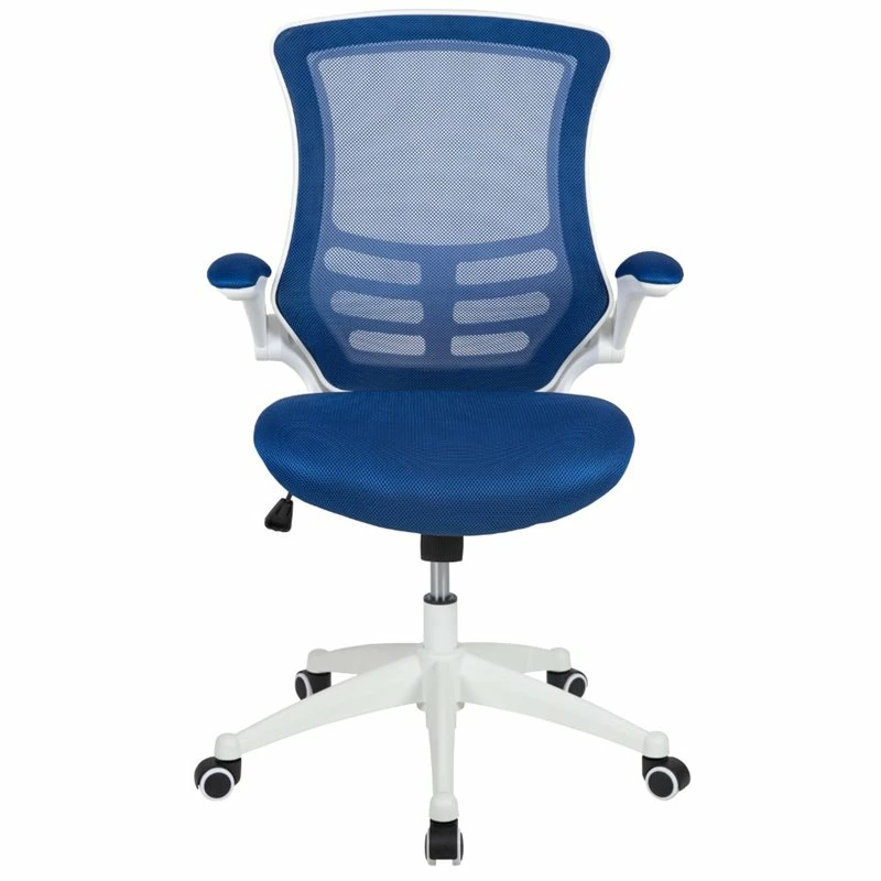 Cheapest ✔️ UrbanPro Contemporary Mid Back Mesh Office Swivel Chair In Blue And White ⌛ 6 Cheapest ✔️ UrbanPro Contemporary Mid Back Mesh Office Swivel Chair In Blue And White ⌛ - Image 4