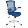 Cheapest ✔️ UrbanPro Contemporary Mid Back Mesh Office Swivel Chair In Blue And White ⌛ 1 Cheapest ✔️ UrbanPro Contemporary Mid Back Mesh Office Swivel Chair In Blue And White ⌛ -Deals Writing Desks Store 2516998 L