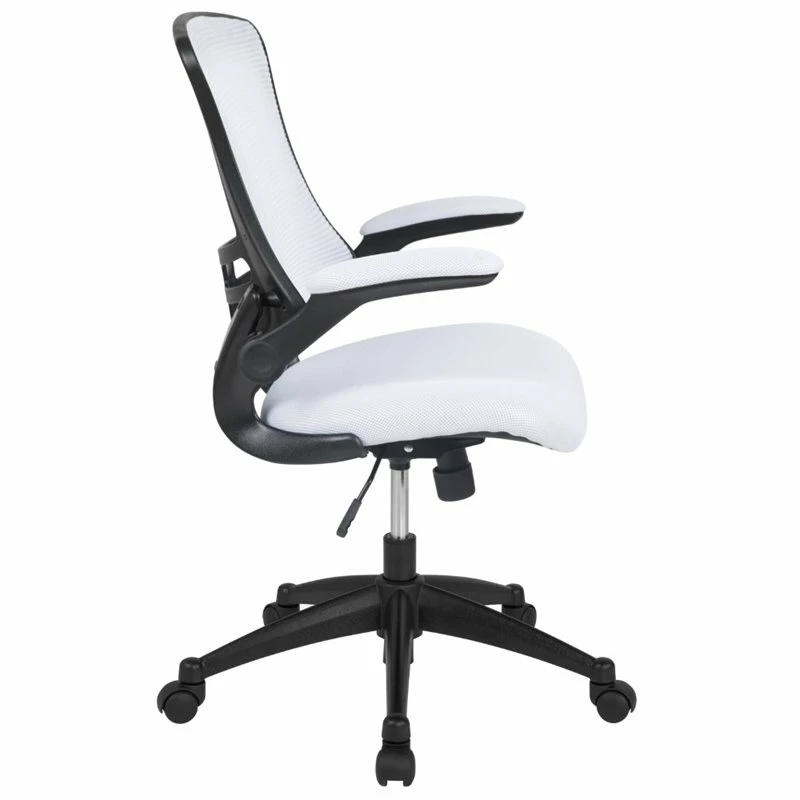 Coupon 🌟 UrbanPro Contemporary Mid Back Mesh Office Swivel Chair In White ⌛ 4 Coupon 🌟 UrbanPro Contemporary Mid Back Mesh Office Swivel Chair In White ⌛ - Image 2