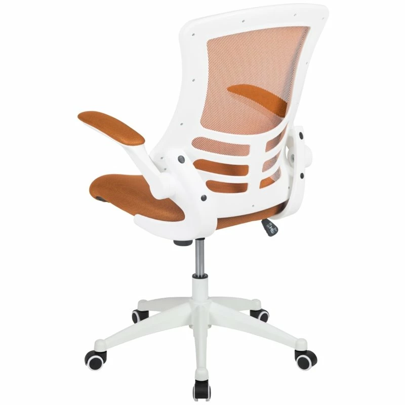 New 🥰 UrbanPro Contemporary Mid Back Mesh Office Swivel Chair In Tan And White 😀 5 New 🥰 UrbanPro Contemporary Mid Back Mesh Office Swivel Chair In Tan And White 😀 - Image 3
