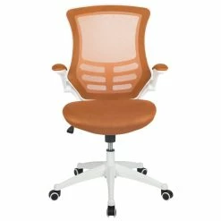 New 🥰 UrbanPro Contemporary Mid Back Mesh Office Swivel Chair In Tan And White 😀 10 New 🥰 UrbanPro Contemporary Mid Back Mesh Office Swivel Chair In Tan And White 😀 -Deals Writing Desks Store 2517000 3 L