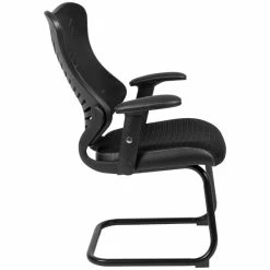 Brand new 🌟 UrbanPro Modern Mesh Sled Base Office Chair In Black ✔️ -Deals Writing Desks Store 2517002 1 L