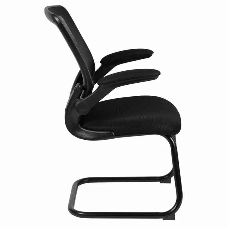 Best Sale ⭐ UrbanPro Modern Mesh Sled Base Office Chair In Black ❤️ 4 Best Sale ⭐ UrbanPro Modern Mesh Sled Base Office Chair In Black ❤️ - Image 2