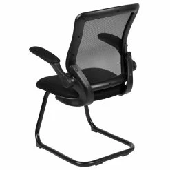 Best Sale ⭐ UrbanPro Modern Mesh Sled Base Office Chair In Black ❤️ 9 Best Sale ⭐ UrbanPro Modern Mesh Sled Base Office Chair In Black ❤️ -Deals Writing Desks Store 2517003 2 L