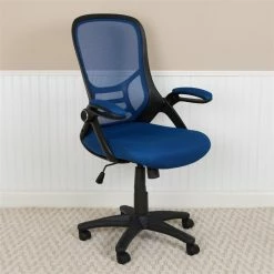 Cheap 🔥 UrbanPro Contemporary High-Back Ergonomic Mesh Office Swivel Chair In Blue 😉 15 Cheap 🔥 UrbanPro Contemporary High-Back Ergonomic Mesh Office Swivel Chair In Blue 😉 -Deals Writing Desks Store 2517007 1 L