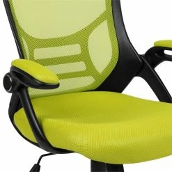 Discount 🔔 UrbanPro Contemporary High-Back Ergonomic Mesh Office Swivel Chair In Green ✔️ -Deals Writing Desks Store 2517008 5 L
