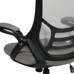Budget 🛒 UrbanPro Contemporary High-Back Ergonomic Mesh Office Swivel Chair In Light Gray 🎉 -Deals Writing Desks Store 2517009 6 L