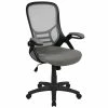 Budget 🛒 UrbanPro Contemporary High-Back Ergonomic Mesh Office Swivel Chair In Light Gray 🎉 -Deals Writing Desks Store 2517009 L