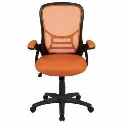 Deals 🔥 UrbanPro Contemporary High-Back Ergonomic Mesh Office Swivel Chair In Orange 😀 18 Deals 🔥 UrbanPro Contemporary High-Back Ergonomic Mesh Office Swivel Chair In Orange 😀 -Deals Writing Desks Store 2517010 2 L