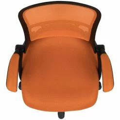 Deals 🔥 UrbanPro Contemporary High-Back Ergonomic Mesh Office Swivel Chair In Orange 😀 20 Deals 🔥 UrbanPro Contemporary High-Back Ergonomic Mesh Office Swivel Chair In Orange 😀 -Deals Writing Desks Store 2517010 4 L