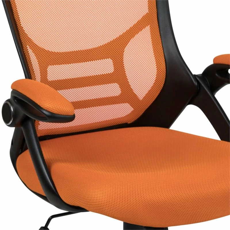 Deals 🔥 UrbanPro Contemporary High-Back Ergonomic Mesh Office Swivel Chair In Orange 😀 10 Deals 🔥 UrbanPro Contemporary High-Back Ergonomic Mesh Office Swivel Chair In Orange 😀 - Image 8