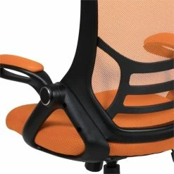 Deals 🔥 UrbanPro Contemporary High-Back Ergonomic Mesh Office Swivel Chair In Orange 😀 22 Deals 🔥 UrbanPro Contemporary High-Back Ergonomic Mesh Office Swivel Chair In Orange 😀 -Deals Writing Desks Store 2517010 6 L