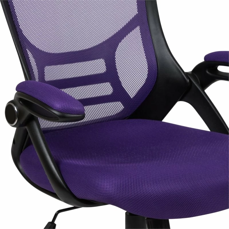Promo 🔥 UrbanPro Contemporary High-Back Ergonomic Mesh Office Swivel Chair In Purple 🎁 10 Promo 🔥 UrbanPro Contemporary High-Back Ergonomic Mesh Office Swivel Chair In Purple 🎁 - Image 8