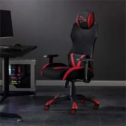Buy 👍 UrbanPro Contemporary Mesh Gaming Computer Chair In Black And Red ✔️ -Deals Writing Desks Store 2517029 10 L