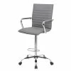 Cheap 🤩 UrbanPro Modern Ribbed Back Adjustable Sit-Stand Stool In Gray ✨ -Deals Writing Desks Store 2517031 L