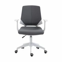 Buy 🛒 UrbanPro Polyurethane Fabric Adjustable Height Mid Back Office Chair - Gray 🔥 -Deals Writing Desks Store 2517045 3 L