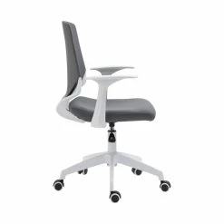 Buy 🛒 UrbanPro Polyurethane Fabric Adjustable Height Mid Back Office Chair - Gray 🔥 -Deals Writing Desks Store 2517045 5 L