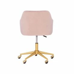 Flash Sale 🎉 UrbanPro Upholstered Quilted Office Chair In Pink 😍 -Deals Writing Desks Store 2517049 20 L