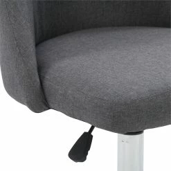 Discount 💯 UrbanPro Contemporary Fabric Upholstered Armless Task Chair In Dark Gray ❤️ -Deals Writing Desks Store 2517088 L
