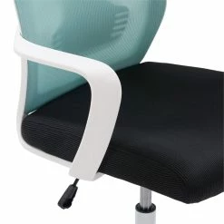 Deals 🤩 UrbanPro Traditional Fabric Mesh Back Teal Blue And Black Office Chair 🎁 -Deals Writing Desks Store 2517089 1 L