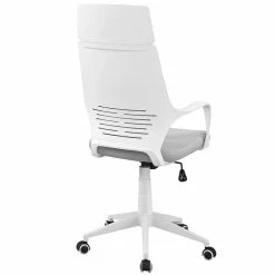Brand new 🔔 Urbanpro Swivel Executive Office Chair In White And Gray 👍 -Deals Writing Desks Store 2517107 2 L