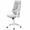 Brand new 🔔 Urbanpro Swivel Executive Office Chair In White And Gray 👍 -Deals Writing Desks Store 2517107 L